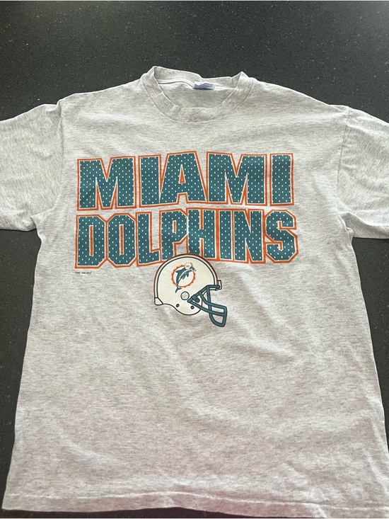 Hanes Other - Gray Miami Dolphins Crewneck Tee